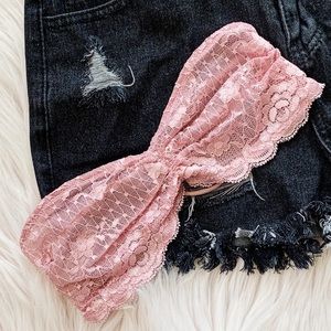 Free People Sweet Pea Lace Bandeau XS